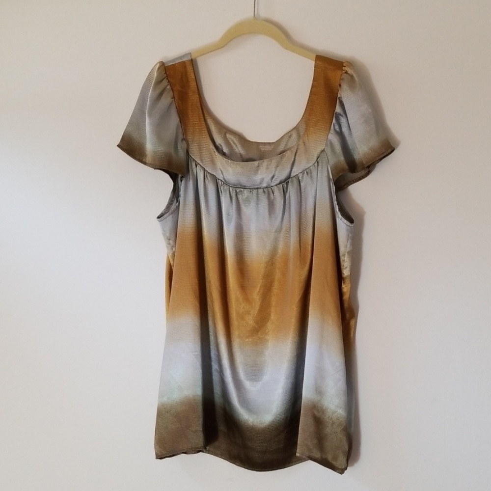 Satin Multi Color Top